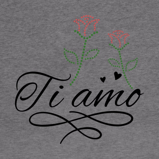 Valentine's design , I love you in Italian by FelippaFelder